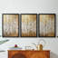 ABSTRACT Series CMLI - Toile tendue avec châssis sur mesure - 3 pièces-329085268-329085269