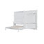Grand lit escamotable mural avec placard