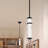 15.5 Inch LED 1 Light Pendant with Clear Fluted Glass-111187505