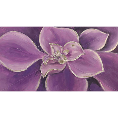Purple Flower Closeup - Botanical Office Gaming Mat | Home Decor