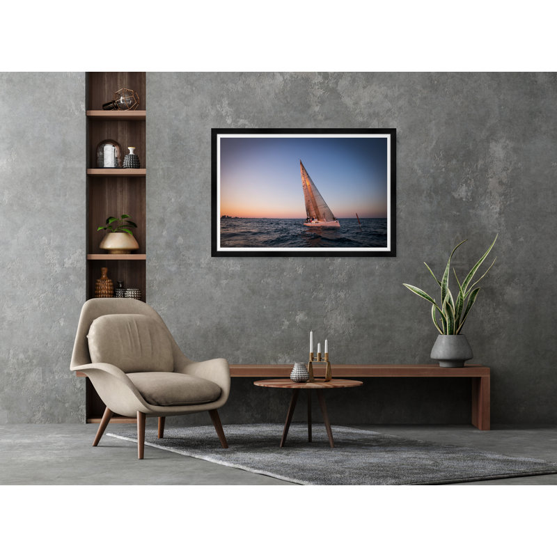 Sailing By The City Ii Print