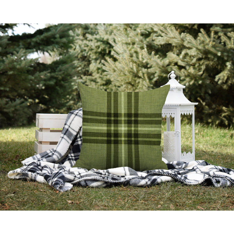 Coussin intérieur / extérieur Brady, L 19 po x H 19 po, Vert