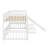 Twin Over Twin Bunk Bed With Fence-1243851745