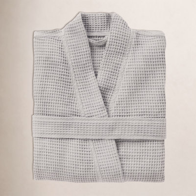 Pebbled Terry Organic Waffle Robe