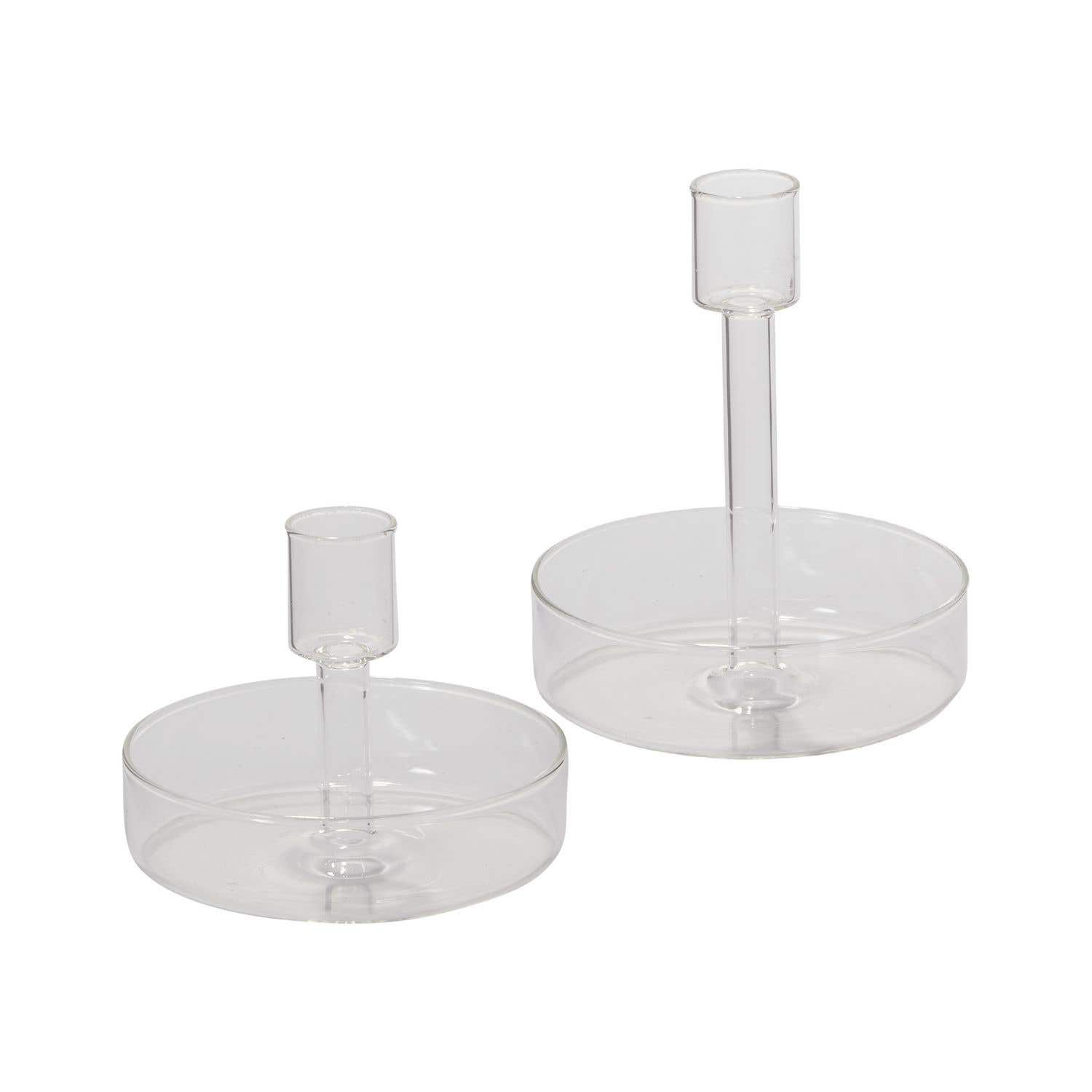 Ianthe Candlestick Holder, 3.5" H x 4.25" W x 4.25" D