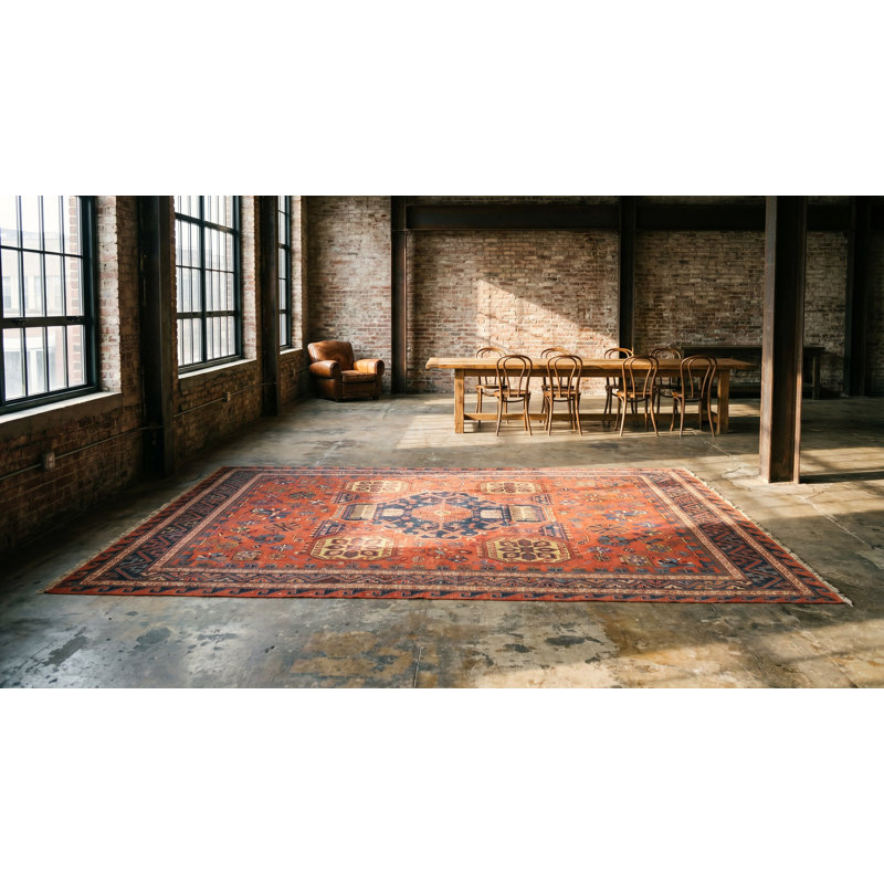 Tapis rustique à tissage plat Soumak