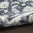 Lafever 7'10" x 9'10" Slate/Ivory Vintage Indoor Rug-990566022