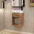 Edgerrin 16 " W Wall Mounted Cloakroom Vanity Bathroom Vanity With Ceramic Top