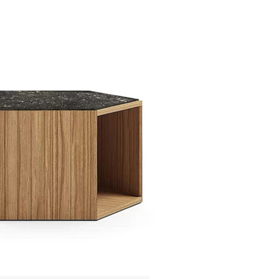 Table basse de patio en bois massif