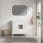 Ensemble de meuble-lavabo simple autoportant 36 po avec 2 poignées entièrement assemblé