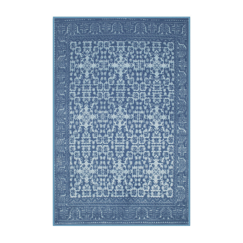 Tapis bleu, Rectangle 5 pi x 7 pi