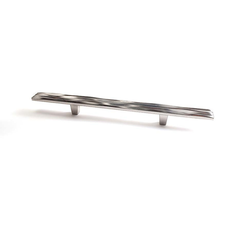Wave Bar Pull, Satin Nickle, 6"