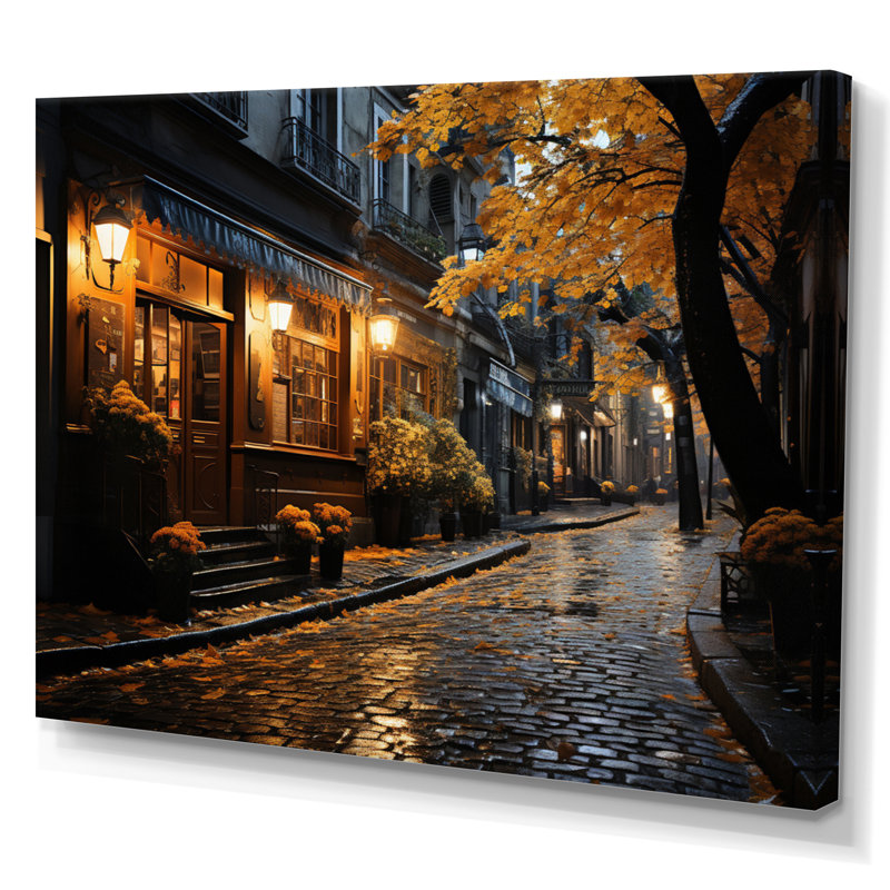 France Charming Montmartre - France Canvas Prints, Toile tendue, H 34 po x l 44 po x P 1,5 po