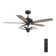 Huntley 52-inch Ceiling Fan with Remote, Light Kit Included