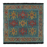 Burano Hand Knotted Wool Geometric Area Rug