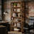Classic Wooden Bookshelf,Elegant Display Shelves,Sturdy Freestanding Bookcase