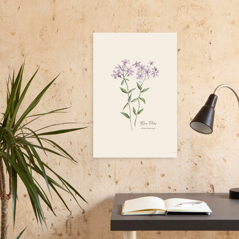  Phlox, art floral contemporain, H 24 po x l 16 po
