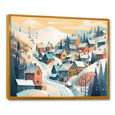«Sweet Small Village», reproduction sur toile