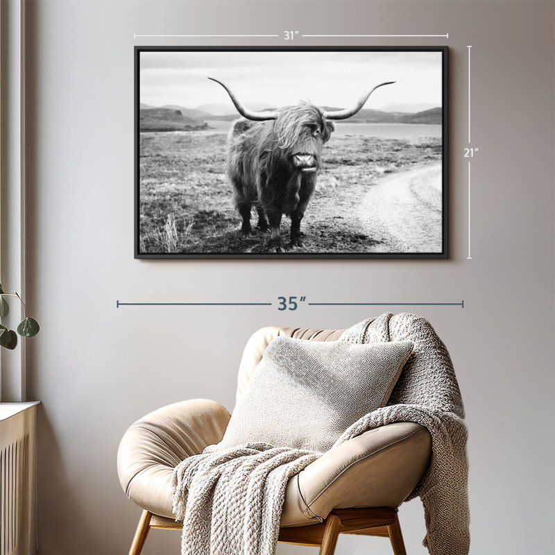 Animal «Highland Bull», H 31 po x l 21 po