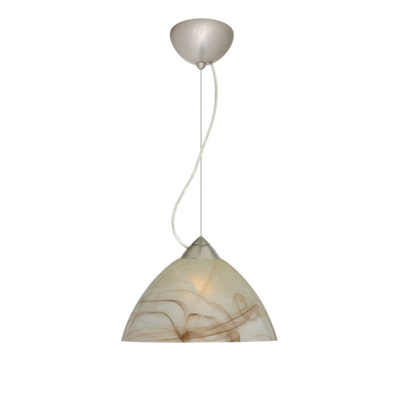 Tessa 1 - Light Single Pendant, Incandescent, Satin Nickel