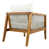 Beige, teck