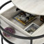 Table basse extensible à cadre rond avec rangement 31,5 po Rothwell-138853765-199618430