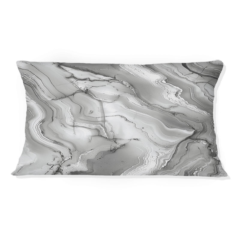 Marbre gris III - coussin lombaire traditionnel