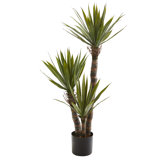 Arbre de yucca artificiel 48" en pot de fleurs