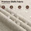 Ensemble de conversation en rotin pour 2 personnes avec table d'appoint, 2 chaises pivotantes et coussins beiges-585242514