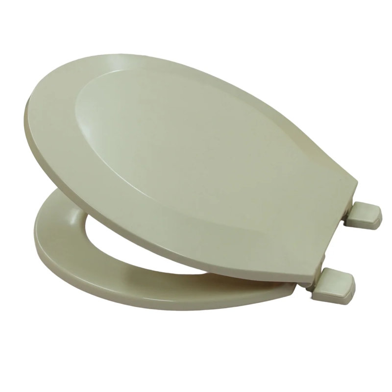 Siège de toilette allongé, Beige