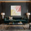 Art mural sur toile dégradé abstrait beige-229953755