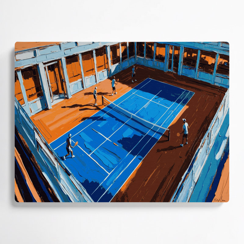 Art mural en métal brun, H 11 po x l 14 po