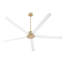 Ventilateur de plafond à hélice 5 pales 80 "avec commande murale Audey-87034041