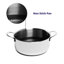 Lexi Home Modern Kitchen Basics 4.8 Quarts Non-Stick Stainless Steel Soup Pot