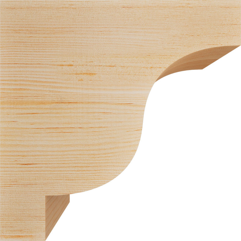 Newport Corbel, H 12 po x l 5,5 po x P 12 po, Sapin de Douglas, Lisse