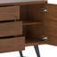 Buffet Lowry - Placage en noyer
