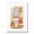 White Framed Paper Print