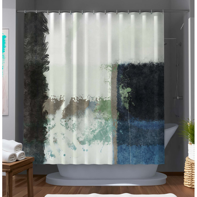 Abstract Shower Curtain