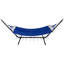 Hammock With Netted Fringe And Wooden Bars - 100" X 41"-1758723869