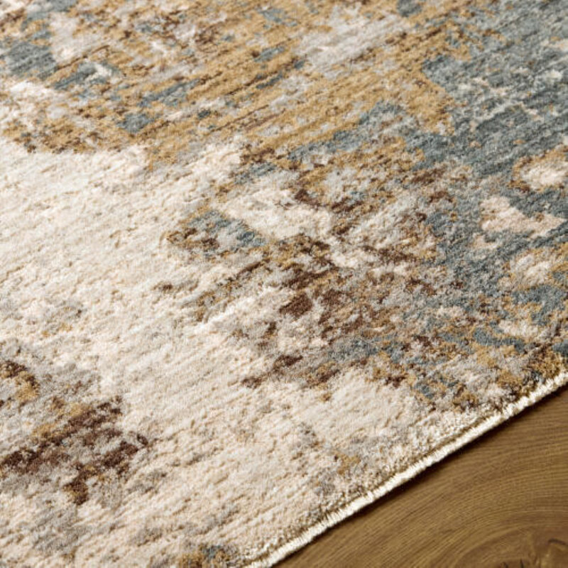 Tapis tissé à la machine Ezra, Rectangulaire 10 pi x 13 pi 11 po