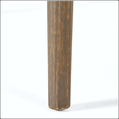 Table de salle à manger en bois d'acacia 47 po Stamford - Finition grise