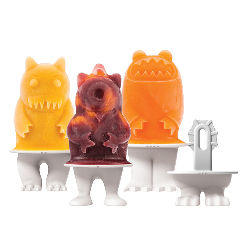 Tovolo 4 Piece Monster Pop Mold Set