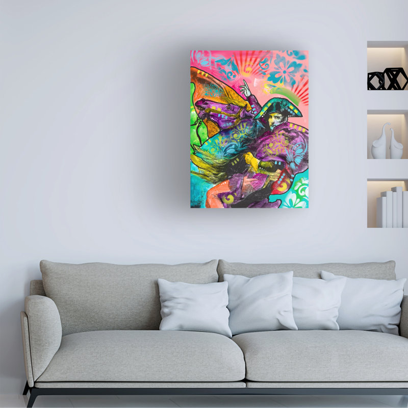 Art sur toile, bolologien Dean Russo Jl David Napoleon, H 19 po x l 14 po