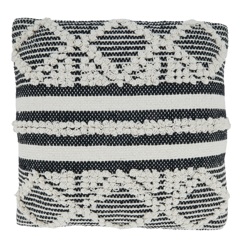 Housse de coussin en coton Kema, Polyester/ Bourre en polyester