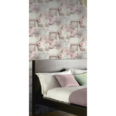 Papier peint Irene Blush Charlotte College