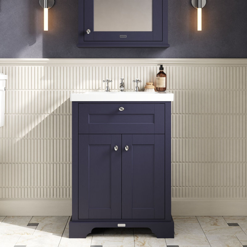 813 mm Bathroom Vanity, Twilight Blue