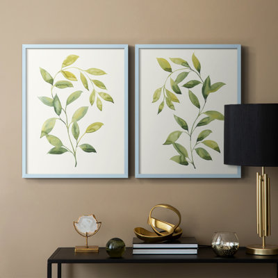 «Wilted Vine I», reproduction encadrée de qualité supérieure - prête à être accrochée - aucun clou requis - aucun clou requis