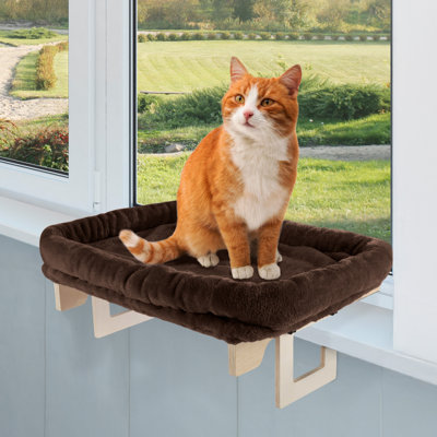 Lit pour chat avec fenêtre amovible PETMAker
