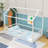 Montessori-Inspired Metal Floor Bed With Safety Fence-1975546427-1975546430
