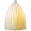 Mademoiselle 14.57" Gloss White Nolvety Table Lamp